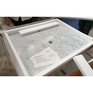 Cutomized Size White Marble Slab Tile Carrara For Wall Cladding Flooring