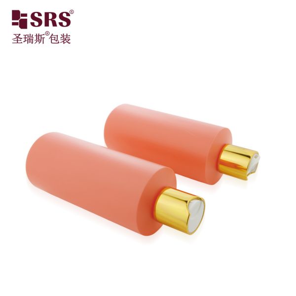 F250D55N24 250ML Plastic PET Bottle With Disc Screw Cap For Toner Lotion Serum Skincare Packaging