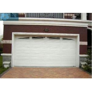 220V Pinch Resistant SS304 Overhead Sectional Garage Door
