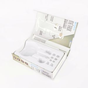 Custom Packaging Wired Bluetooth Earphone Paper Package Box With Hook & Blister