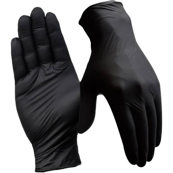 Custom Disposable Medical Nitrile Gloves Safety Protective Examination Powder