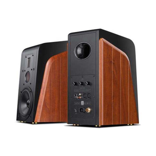 Vofull 2.0 Bookshelf Speakers - 4" Bass + 2" Silk Tweeter, 40W RMS