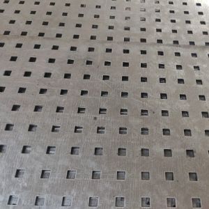 3mm Hole Diameter Perforated Mesh Plate Welded Technique Durable