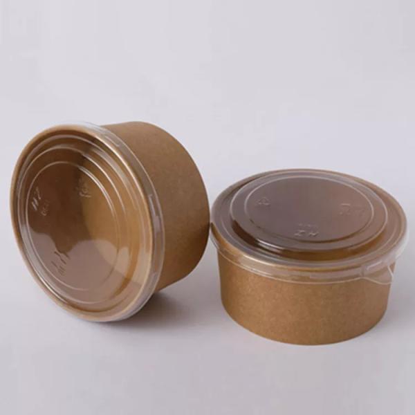 Buy Wholesale Kraft paper bowls with lids at wholesale prices