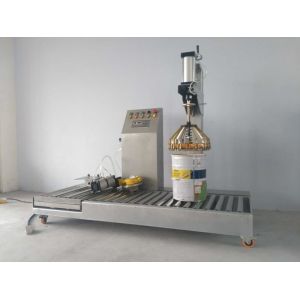 Semi Automatic Paint Filling Machine High Viscosity Chemical Lubricants Paint