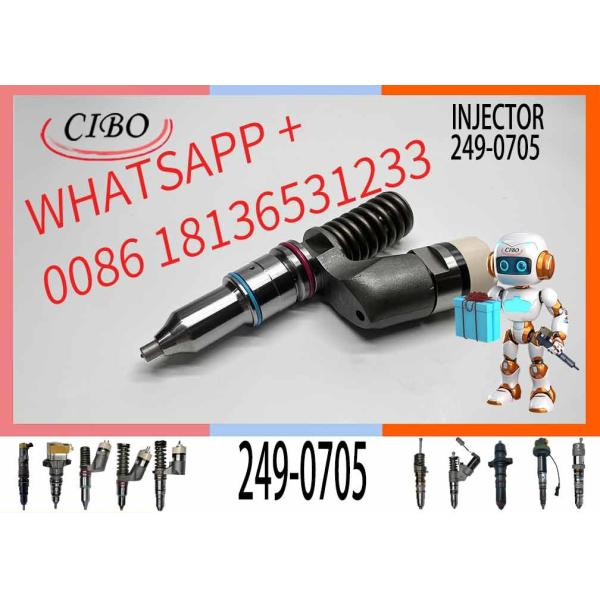 C11 C13 Diesel Engine Parts fuel injector 249-0705 10R-3258 10R-2977 10R-6162 20R-2437 for C+ Excavator