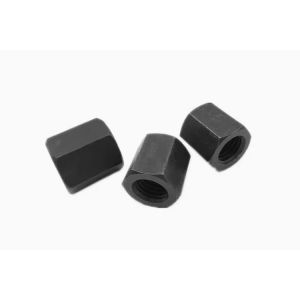 China Black M10 M16 Carbon steel hexagon nuts Class8. 8 Grade 8.8 Extended Thin hex nut on sale