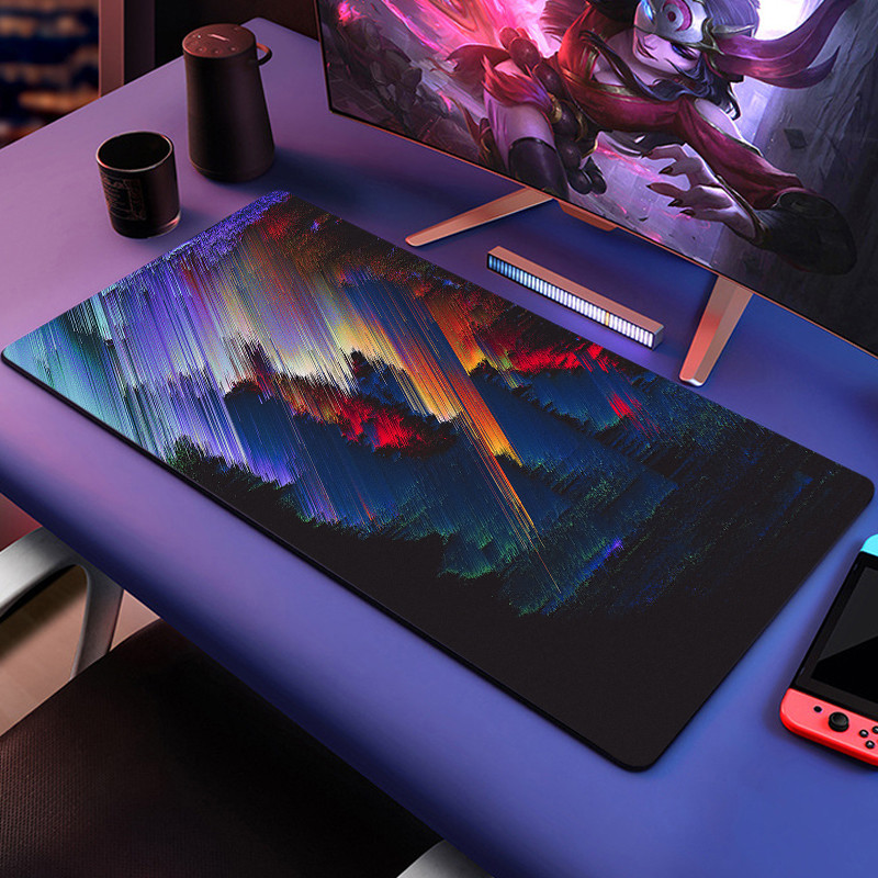 Materail Natural Rubber fabric Sublimation Blank Desk Mouse Pad With Logo