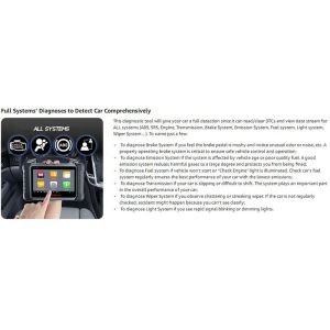 Autel Original MaxiCOM MK808 Diagnostic Tool 7-inch LCD Touch Screen Swift