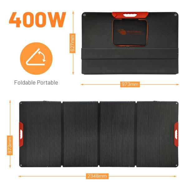 Lightweight 16.6Kgs Portable Folding Solar Panels with 3 Year Warranty and