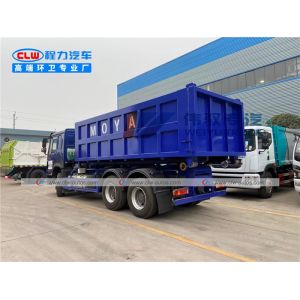 SINOTRUK HOWO 6x4 20cbm Hook Lift Garbage Truck