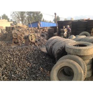 Fast Speed 1440r/Min Waste Tire Strip Cutter Semi Automatic