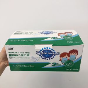 Hidden Adjustable Nose Clip FDA Disposable Non Woven Face Mask