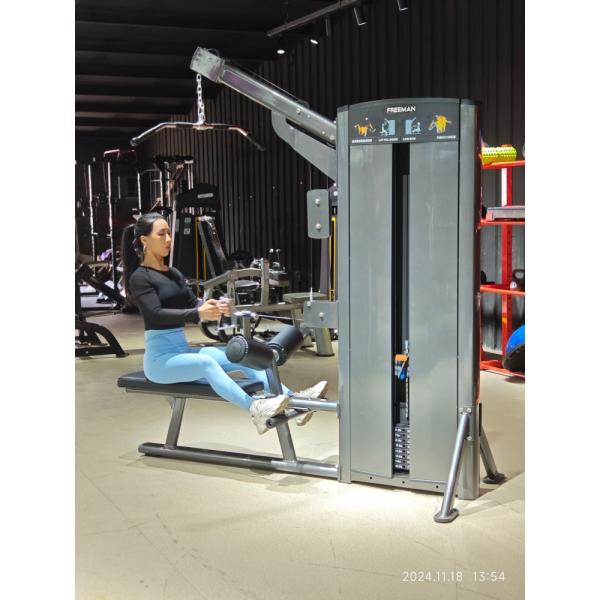 Lat Pulldown and Low Row Commercial Grade Indoor Fitness Equipment with Pin Loaded for Gym Equipment Distribution
