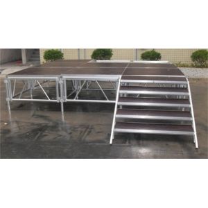 Event Alloy Aluminum Black Adjustable Stage For Sale