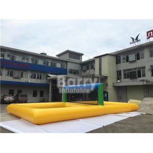 Outdoor Inflatable Sports Games PVC Inflatable Water Volleyball Court