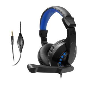 108dB Plastic Leather Omni LED Wired Gaming Headphone