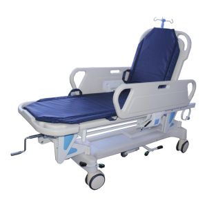 Medical Folding Adjustable Ambulance Patient Transfer Emergency Bed Hospital