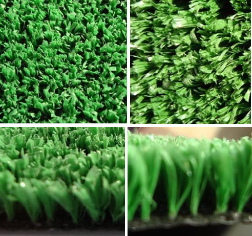 Soft Green 70 75 μm Fiber Thickness Artificial Turf Sports for Basketball /