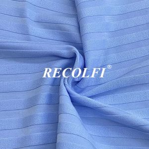 100cm Width Activewear Fabric Interlock Knit Stretchy Customized Pattern