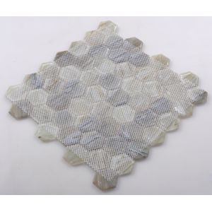 Latest Glazed Mosaic Tile with Hexagon Shape