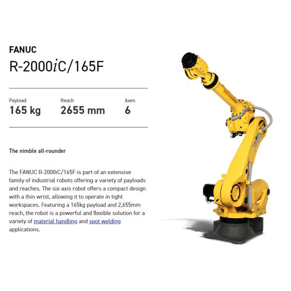 Reliable And Versatile Fanuc Robotic Arm For Industrial Applications