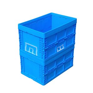Virgin Plastic Material Collapsible Storage Crate Logistics Save Spacey