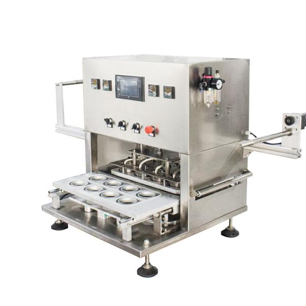 Four at one time round bowl cup box sealing stainless steel machine