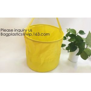 PVC Tarpaulin Waterproof Collapsible Barrel Rain Water Barrel Collapsible