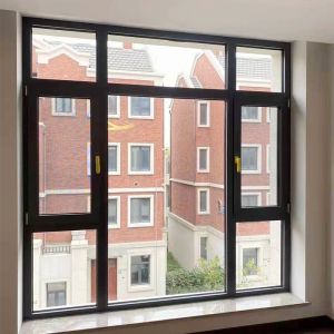 Modern Design Style SKATE Original Hardware Aluminum Casement Windows for Custom