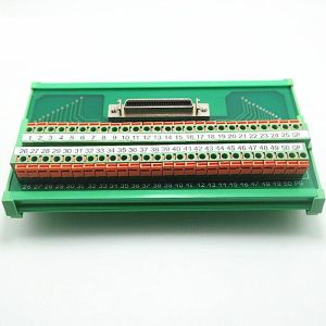 SCSI 50 Pin Quick Connectors Spring Clamp Terminal Blocks Breakout Board Adapter