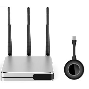Quality Silver Wireless Hdmi Transmitter Receiver Kit Aluminum Full HD for sale