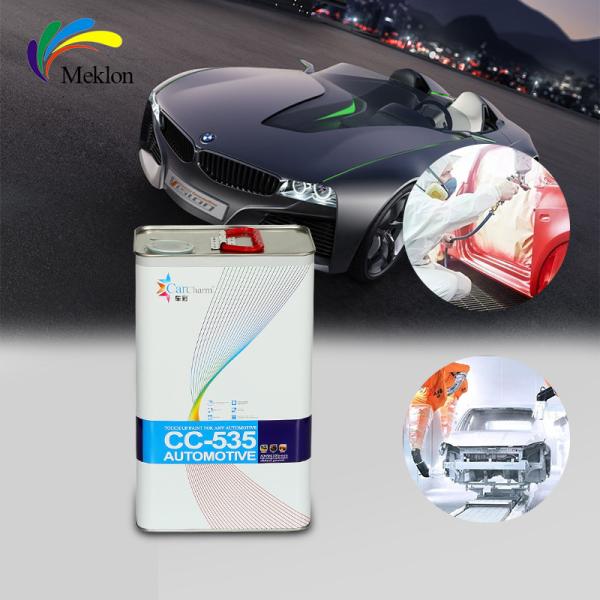 High Hardness And High UV Resistant Auto Refinish Paint 2K Topcoat Though Black Car Paint