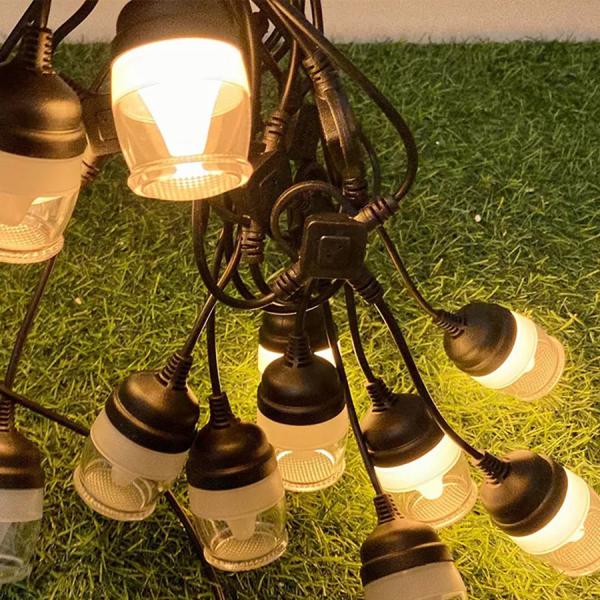 Christmas Decorative Solar Outdoor String Light PVC ABS Holiday Party