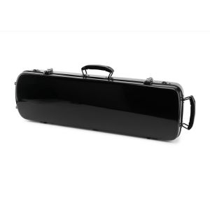 Fiberglass Rectangular Violin Hard Case Black Waterproof