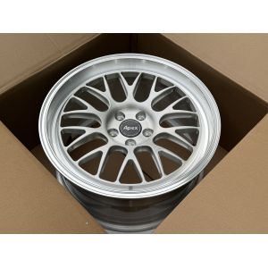 Apex ML-10RT Forged Wheels Machined Lip Brushed Clear