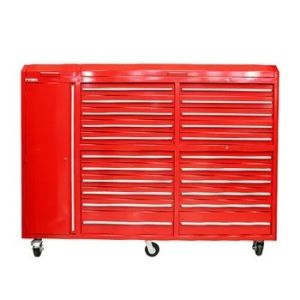 1.0-1.5mm Thickness Metal Tool Chest with Wheels and Black EVA Drawer Liners 96