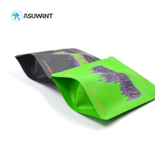 Buy Mini Resealable Childproof Plastic Mylar Bags VMPET Smell Proof at wholesale prices