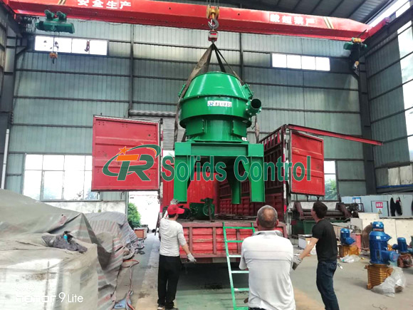 API vertical cutting dryer Oil Drilling Sludge Vertical Cutting Dryer 30 - 50T/H Capacity 60L Fuel Tank Volume