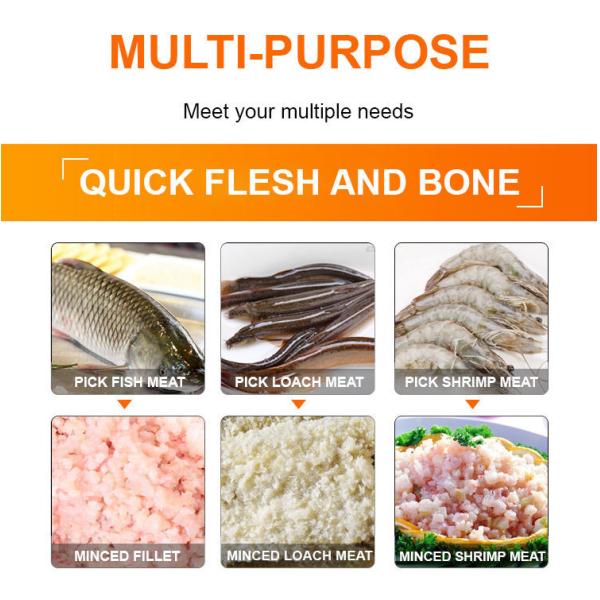 Industrial Fish Processing Machine 380V Fish Deboning Machine