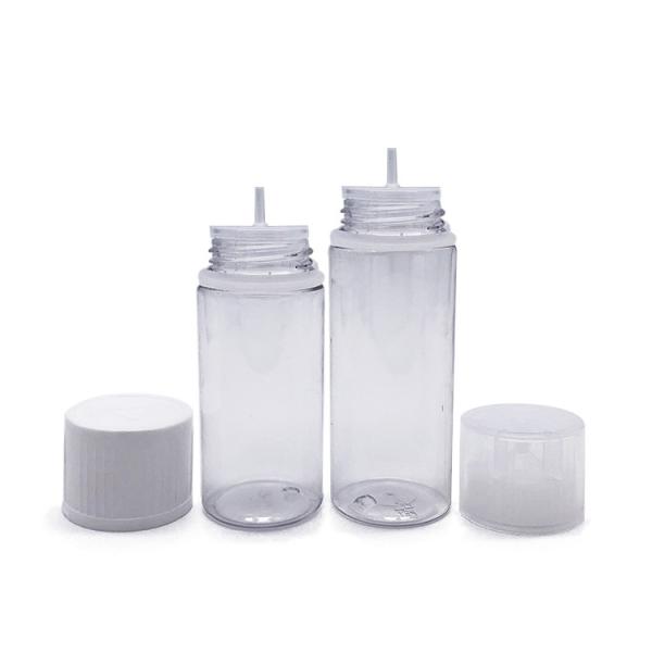 Customized Logo Bottles For Liquids Screen Printed PET Childproof Neck