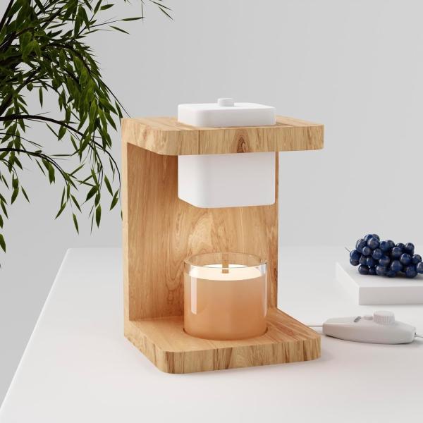 Customized Wood Household Items Polished Essential Oil Burner Diffuser