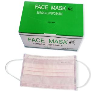Disposable Medical Face Mask 3 Ply Non Woven Breathable With Earloop