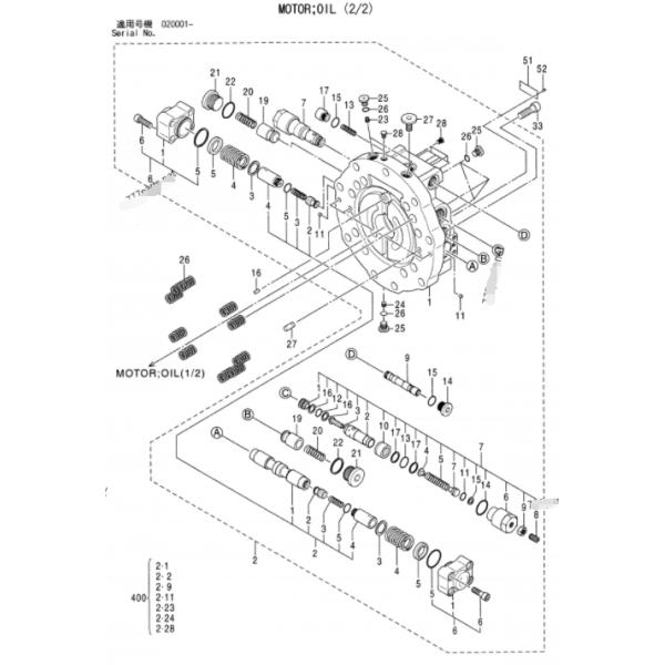 Excavator ZX670-3 Travel Motor Assy 4636857 925446 ZX670 Final Drive