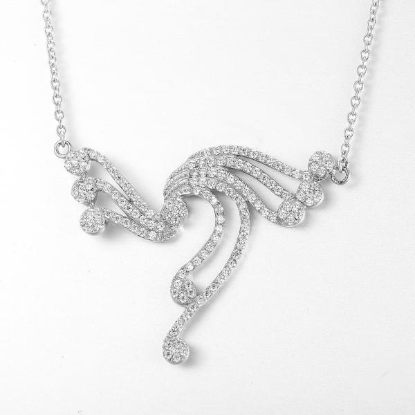 Buy Cubic Zirconia 925 Sterling Silver Necklaces Flying Pheonix at wholesale prices