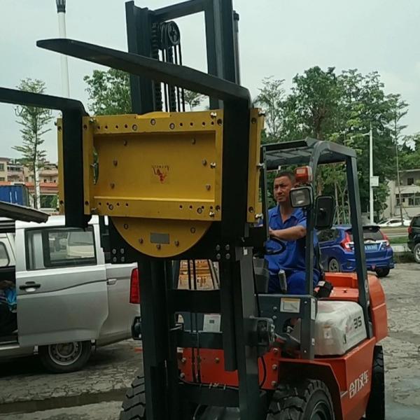 Buy 180 Degree Forklift Attachments Rotators Forklift Flippers at wholesale prices