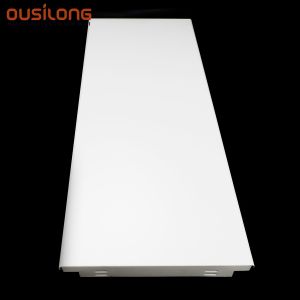 Quality Kitchen 600x1200mm Linear Strip Perforated Ceiling Backing for sale