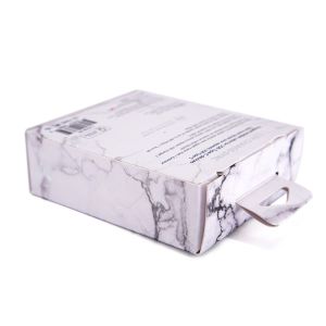 Gloss Lamination USB Data Cable Packaging Box Printing With Hanger