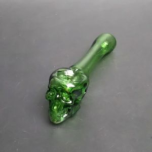 Small Pyrex Hookah Pipe , Straight Smooking Water Pipe 4mm Thick