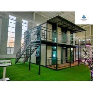 Space Expansion Foldable Expandable Container House With Double Wing Folding